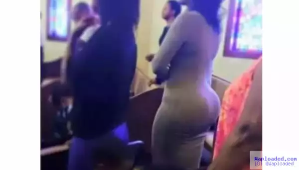 See What a Lady Wore to Church & See What her Pastor Did to Her (Photo)